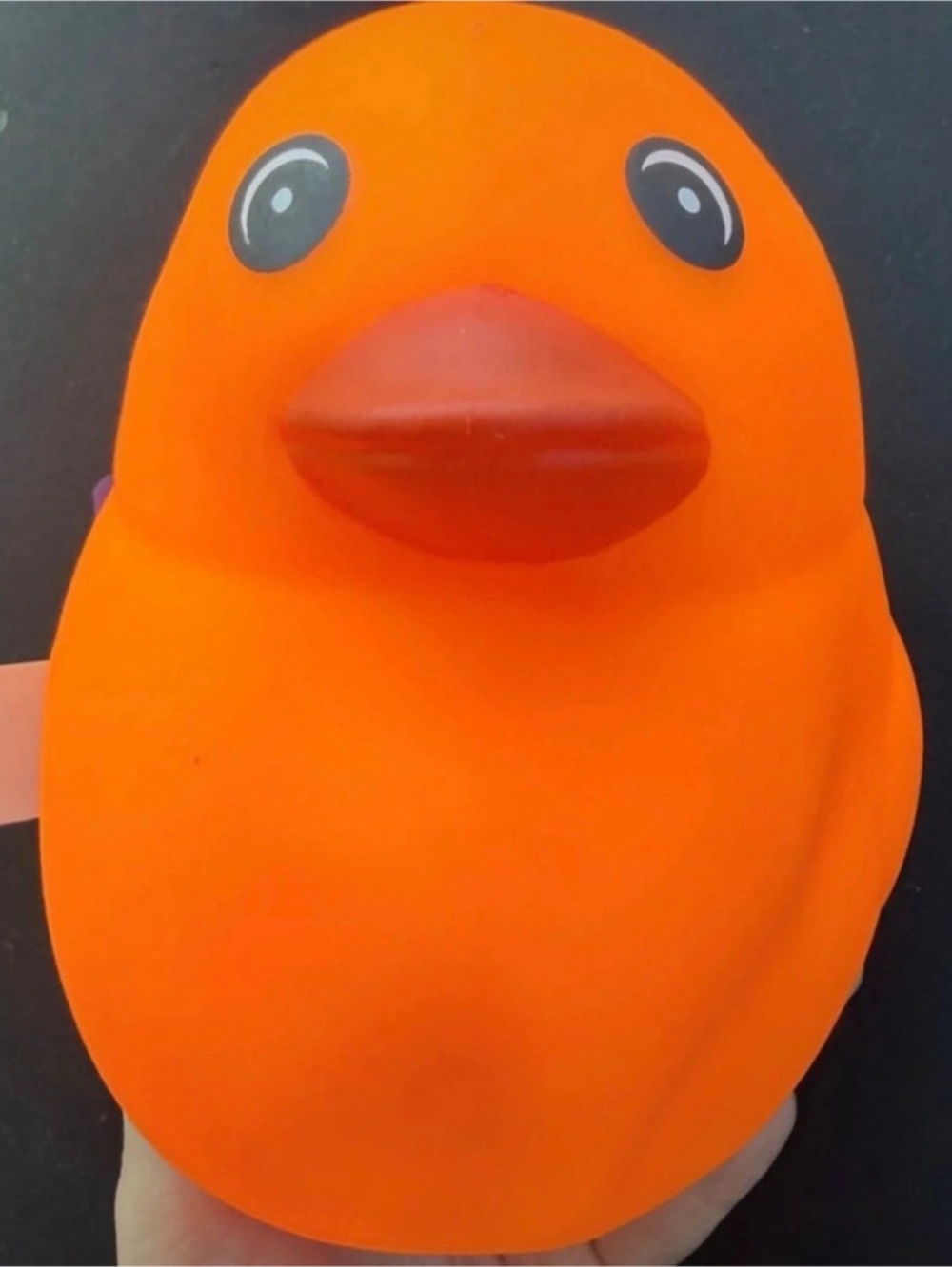 Orange Squishy Duck NWT
